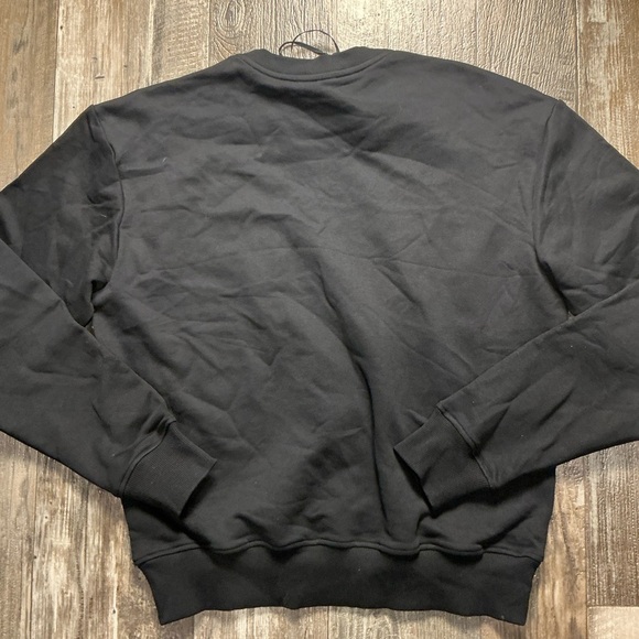 Balmain Black Crewneck Sweater with White Logo Size Small - Picture 9 of 12